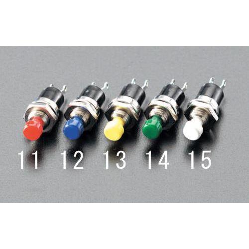 125V/500mA プッシュスイッチ(黄)