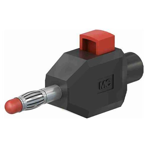 φ4mm バナナプラグ(クランプ接続/黒