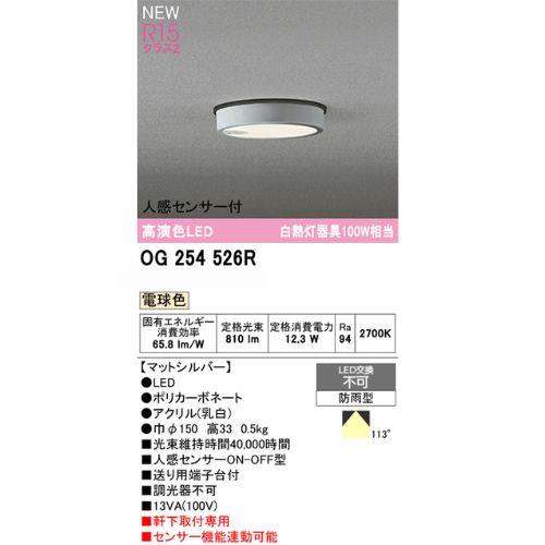 軒下用LEDシーリングライト 人感センサー