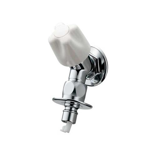 洗濯機用水栓(ストッパー、送り座つき) <721-517-13>