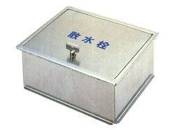 ステンレス製散水栓BOX・土間埋設型 丸棒鍵付 <SB24>