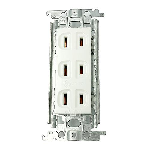 コスモシリーズ 埋込トリプルコンセント <WTF13033WK>