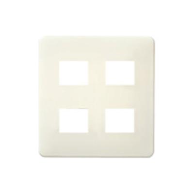 フルカラー モダンプレート4個用(ミルキーホワイト) <WN6004W>