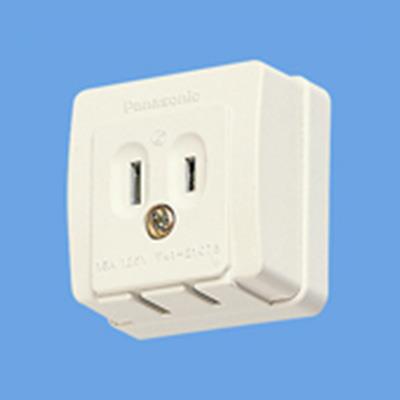 角型コンセント L型ダブル <WK1013W>