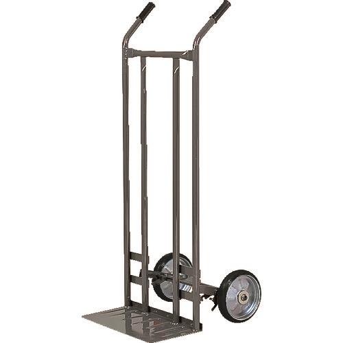 TRUSCO スチールパイプ製二輪車 均等荷重250kg H1210 すくい板205×470 4011