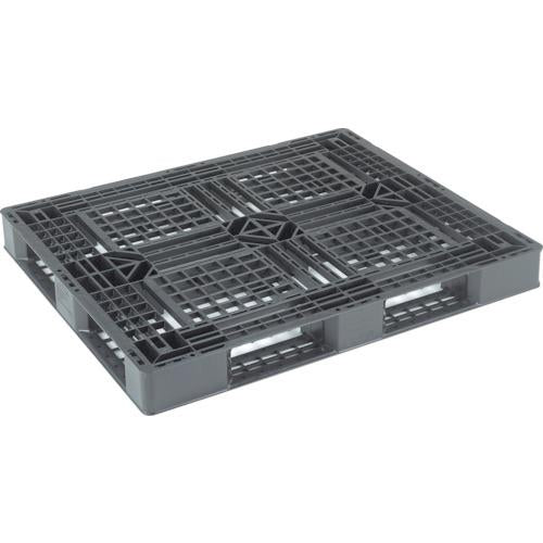 TRUSCO 樹脂パレット 片面4方差 1200X1000 TJL-D4-1210E