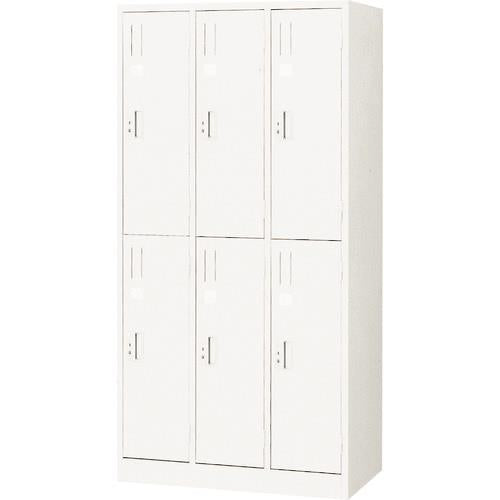 TRUSCO スタンダードロッカー 6人用 900X515XH1790 W色 WL67