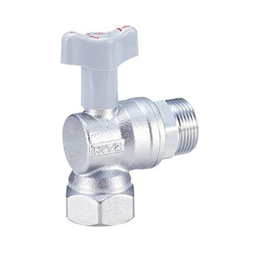 黄銅・チャッキ弁交換型給水ボールバルブ(アングル) ＜KITZ-S38A＞