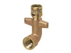 座付給水栓エルボ Wタイプ継手 <WLZRM-15>