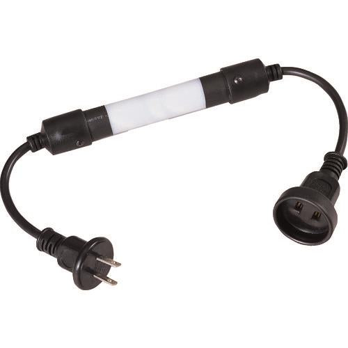 NICHIDO 防雨型センサーコード 100V 2芯 0.5m SSW-0.5