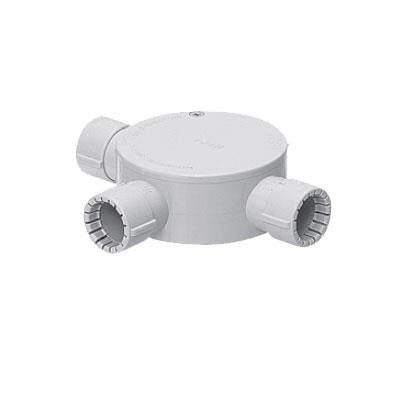 露出用丸形ボックス(Gタイプ) 3方出 <MFSM-3G>