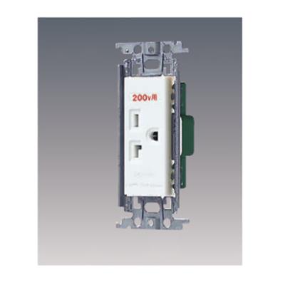 コスモシリーズ 15A・20A兼用250V埋込接地コンセント <WTF19223WK>