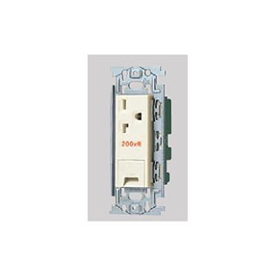 フルカラー 15A・20A兼用250V埋込接地コンセント <WN1932>