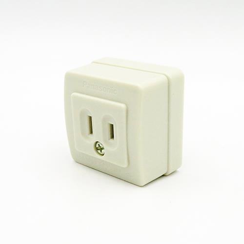 角型コンセント シングル <WK1012W>