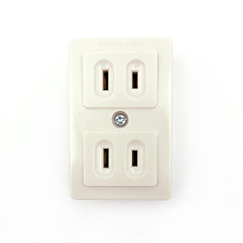 角型コンセント ダブル WK1021W <WK1021W>