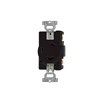 引掛埋込コンセント(接地2P30A)ブラック <WF2330B>