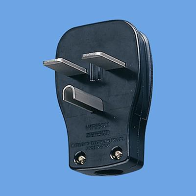 横型キャップ(接地2P30A)ブラック <WF56301B>