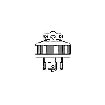 引掛キャップ(接地3P)ブラック <WF6430>