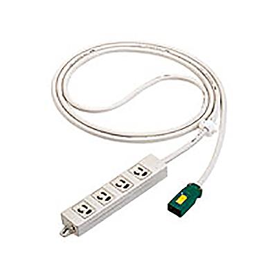 ハーネス用OAタップ4個口(接地2P抜け止め形)グレー <WFA6654HG>