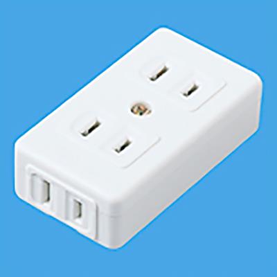 ベターテーブル3個口(ホワイト) <WH2163KW>