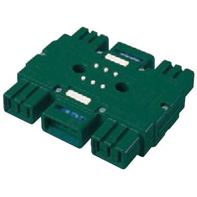 ハーネスジョイントボックス(3心ハーネス4分岐)グリーン <WJ5495G>