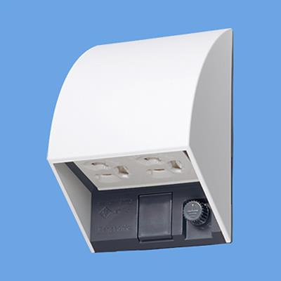 スマート接地防水ダブルコンセント2個口(アースターミナル付)ホワイト <WK4602WK>