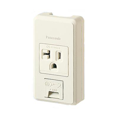 リファインシリーズ 15A・20A兼用露出アースターミナル付接地コンセント(100V) <WKS286>