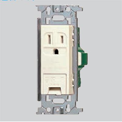埋込アースターミナル付接地コンセント(フラット型) <WN1131>