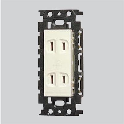 埋込絶縁ダブルコンセント <WN13024K>