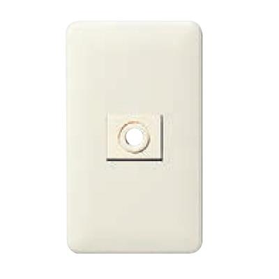 フルカラー電話線プレート1連(ホワイト) <WN6081W>