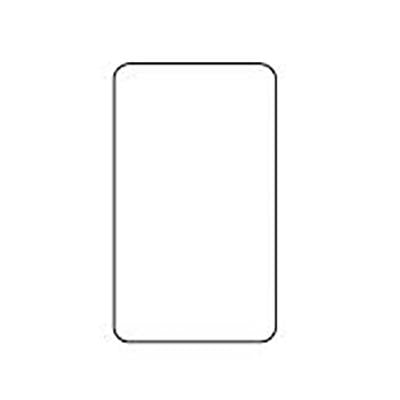 フルカラーモダンプレート1連(腰高カバープレート)ミルキーホワイト <WN8061W>