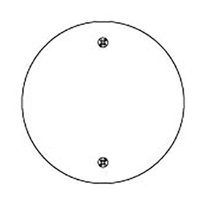 新金属プレート(カバープレート)丸型大 <WN8590>