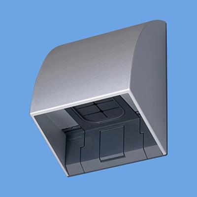 スマート防雨入線カバー(ホワイトシルバー) <WP9631S>