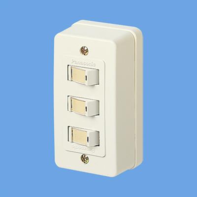 3連タンブラスイッチ(カード付) <WS3910W>