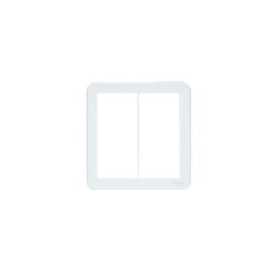 コスモシリーズワイド21 スイッチプレートラウンド(2連用)ホワイト <WTC7102W10>