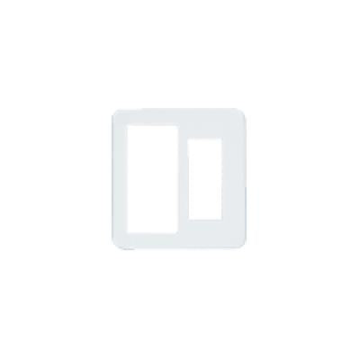 コスモシリーズワイド21 スイッチ+コンセントラウンド(ホワイト) <WTC7112W>