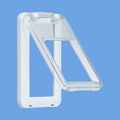 コスモシリーズワイド21 保護カバー付スイッチプレートスクエア(1連用)ダブルハンドル上部カバー用(ホワイト) <WTC79513W>