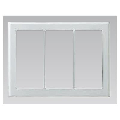 コスモシリーズワイド21 新金属スイッチプレート2型(3連用/3連) <WTC9203>