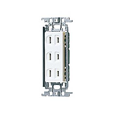 コスモシリーズワイド21 埋込トリプルコンセント(ホワイト) <WTF13033WK10>