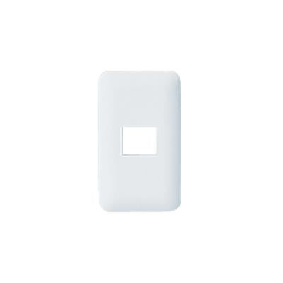 コスモシリーズワイド21 コンセントプレートラウンド(1連用/1個用)ホワイト <WTF7001W10>