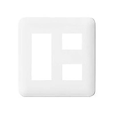 コスモシリーズワイド21 コンセントプレートラウンド(2連用/5個用)ベージュ <WTF7005F>