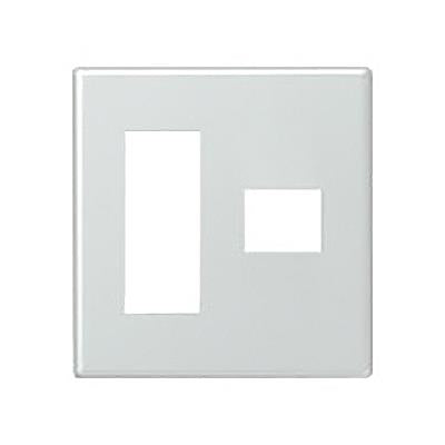 コスモシリーズワイド21 新金属コンセントプレート2型(2連用/4個用・3個+1個用) <WTF9274>