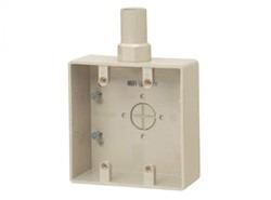 露出スイッチボックス 2号コネクタ付 2ヶ用 <PVR-W>