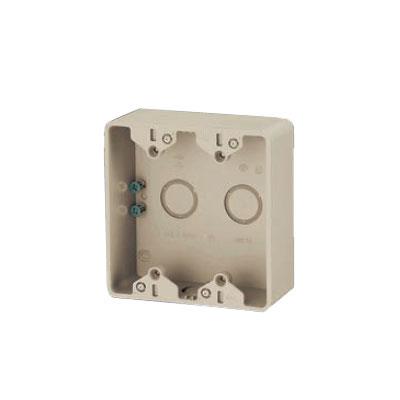 露出スイッチボックス(ブランクタイプ) 2ヶ用 <PVR-0WS>