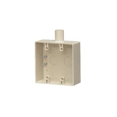 露出スイッチボックス 2ヶ用(1方出) <SW1-W>