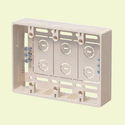 モール用スイッチボックス 3ヶ用 <MSB-3>