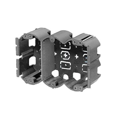 SBホルソー用パネルボックス(あと付はさみボックス) 深形3ヶ用 <SBP-3EY>