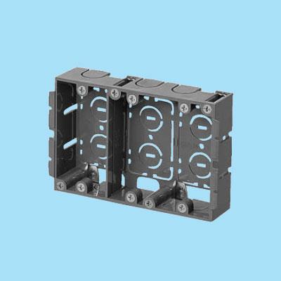 パネルボックス(あと付はさみボックス) 3ヶ用 <SBP-3W>