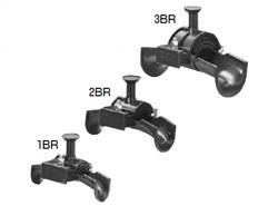 アルミレール用ケーブルカッシャー付属品 Rブラケット <BR>