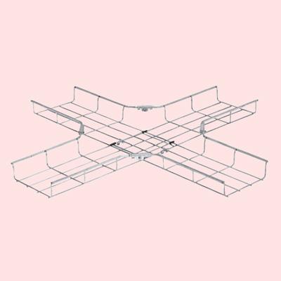 十字形分岐ラック 電気亜鉛めっき仕様 <SRM6X-K>
